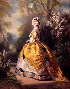 Franz Xaver Winterhalter Empress Eugeie USA oil painting artist
